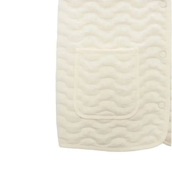 ZARA | Ecru | PADDED VEST - Picture 5 of 11